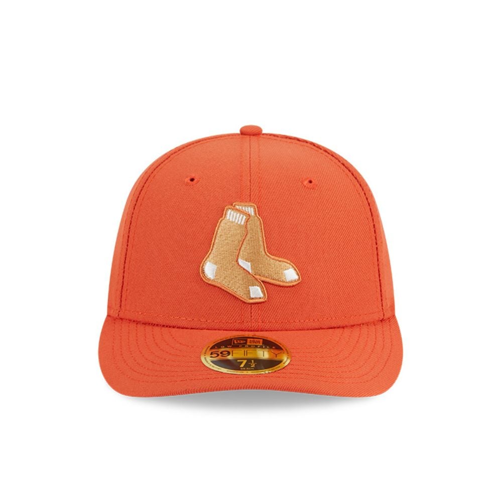 GORRA BOSTON RED SOX MLB 59FIFTY DARK ORANGE - 4