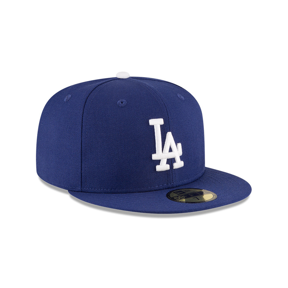 GORRA LOS ANGELES DODGERS MLB 59FIFTY WS WOOL BLUE - 2