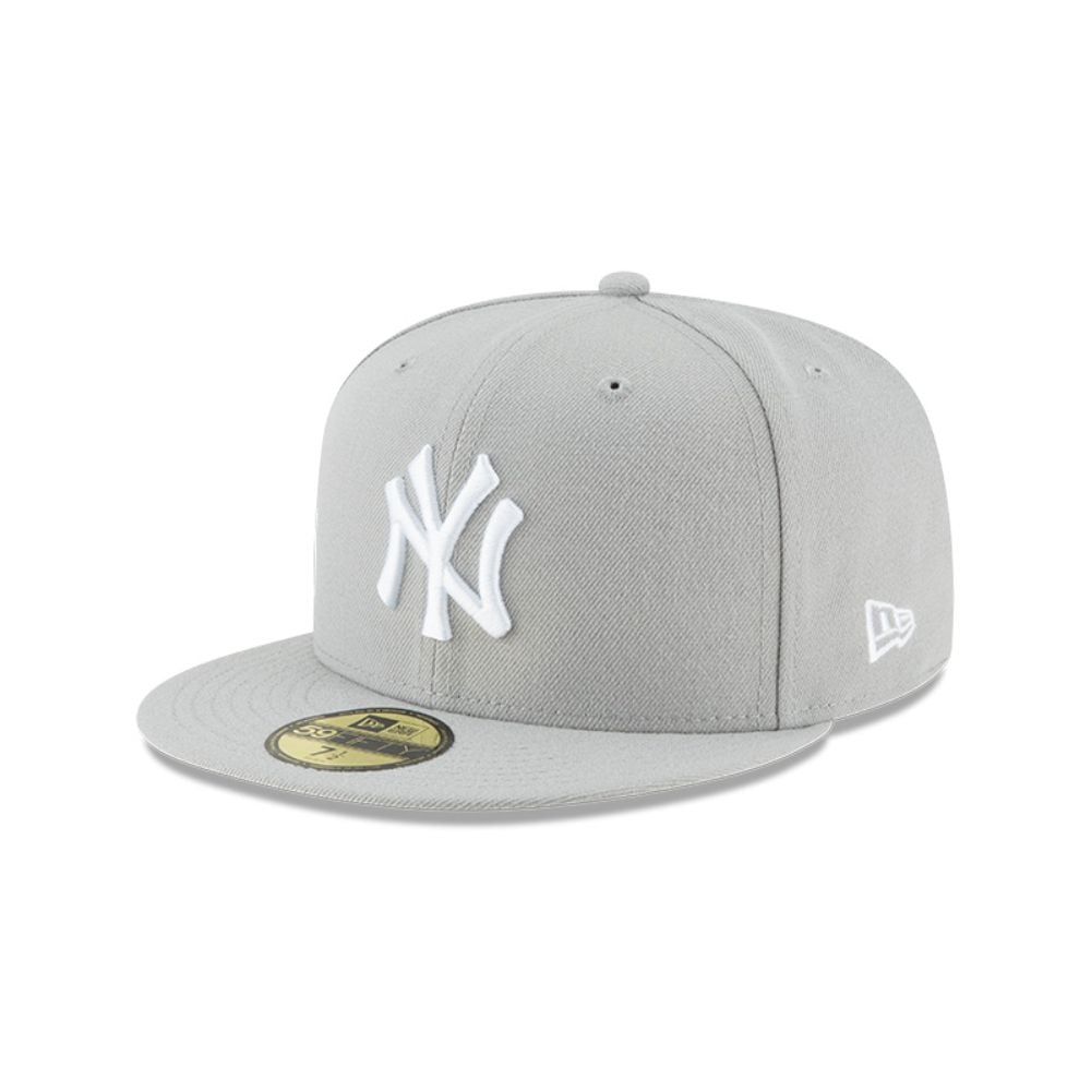 GORRA NEW YORK YANKEES MLB 59FIFTY GREY MED - 1