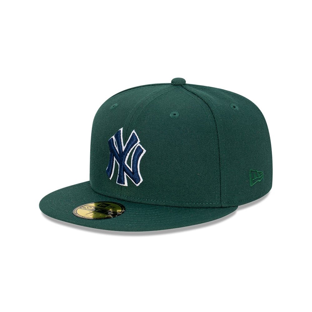 GORRA 59FIFTY MLB  NEW YORK YANKEES NYC PACK DARK GREEN - 1