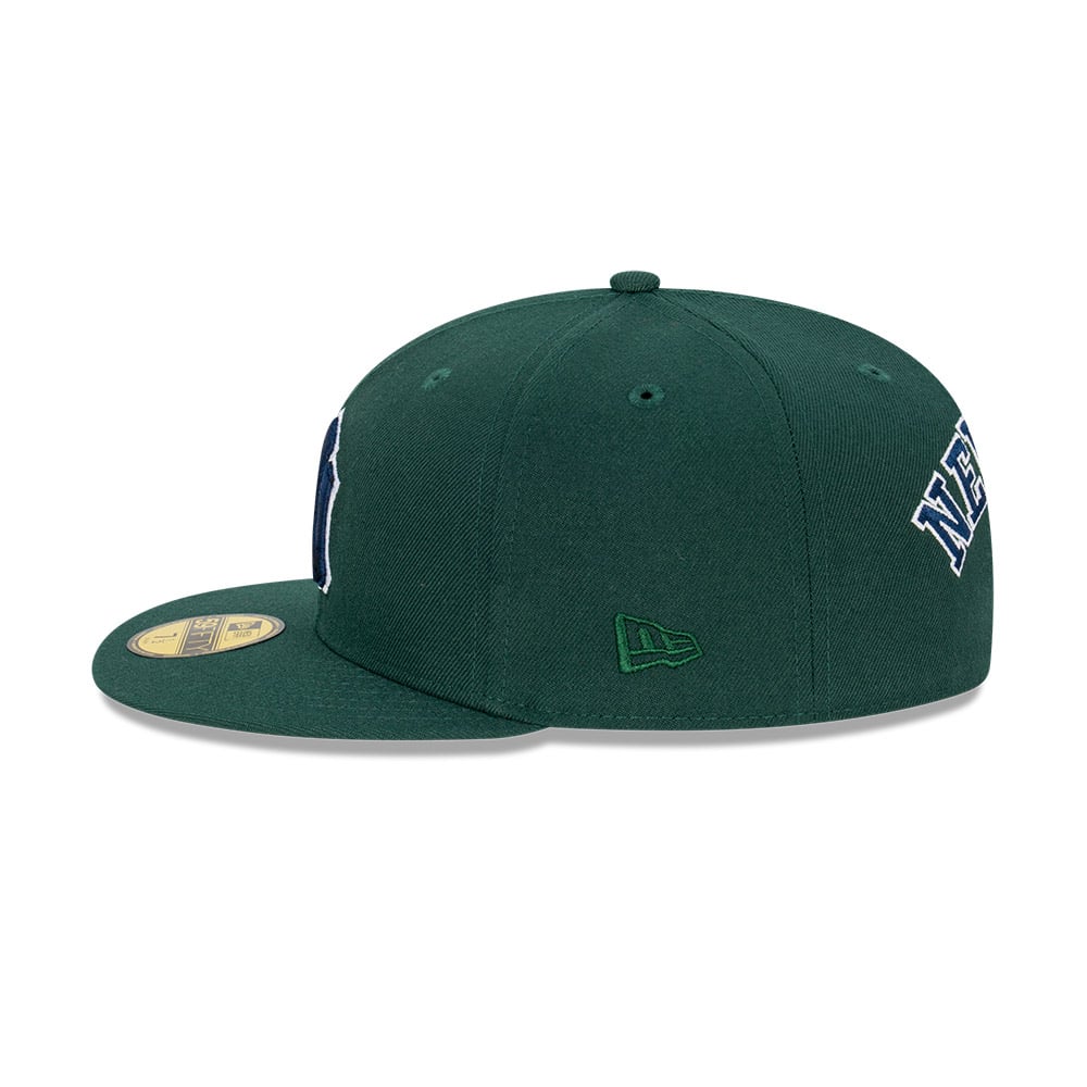 GORRA 59FIFTY MLB  NEW YORK YANKEES NYC PACK DARK GREEN - 5