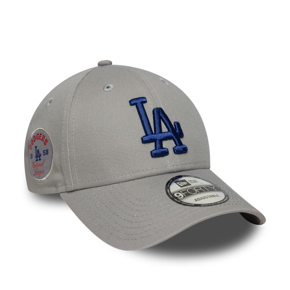 GORRA 9FORTY MLB LOS ANGELES DODGERS SIDE PATCH GREY - 2