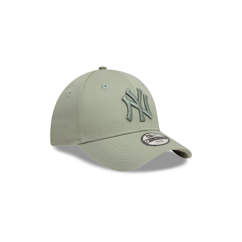 GORRA 9FORTY MLB  NY YANKEES LEAGUE ESSENTIALS GREEN PSTL - 2