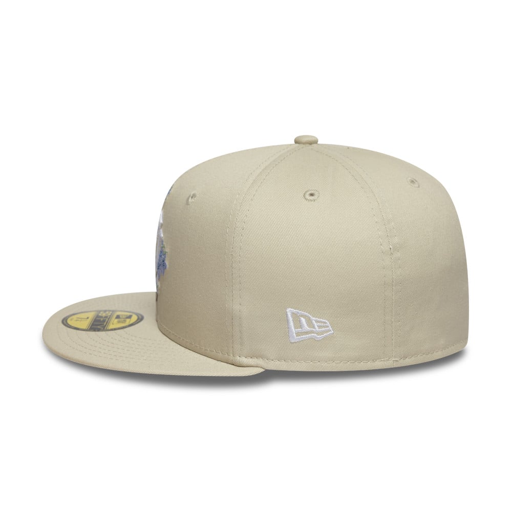 GORRA 59FIFTY MLB NEW YORK YANKEES MLB FLORAL LIGHT BEIGE - 4
