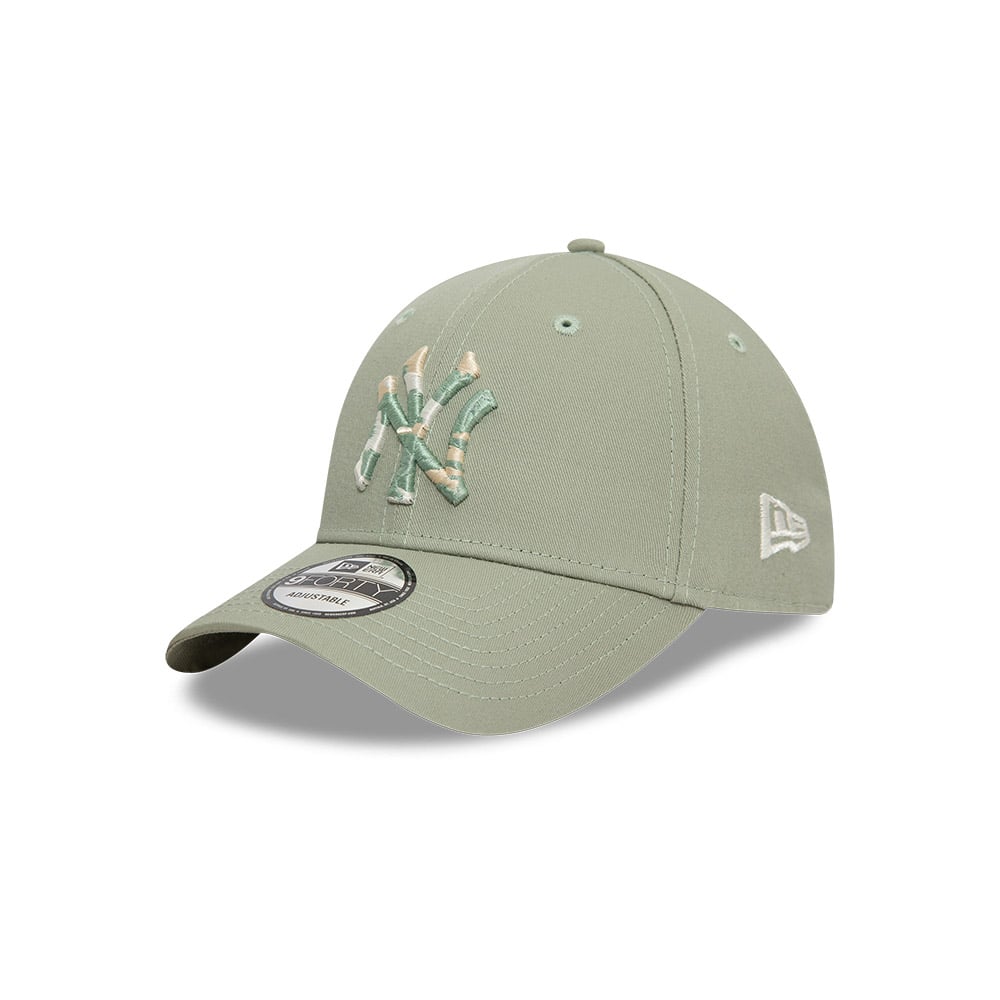 GORRA 9FORTY MLB  NEW YORK YANKEES CAMO INFILL GREEN PSTL - 1