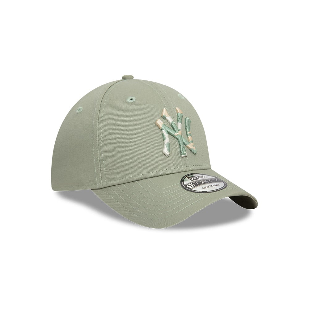 GORRA 9FORTY MLB  NEW YORK YANKEES CAMO INFILL GREEN PSTL - 2