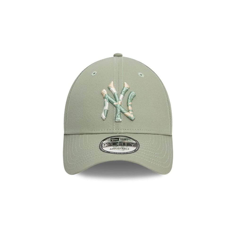 GORRA 9FORTY MLB  NEW YORK YANKEES CAMO INFILL GREEN PSTL - 3