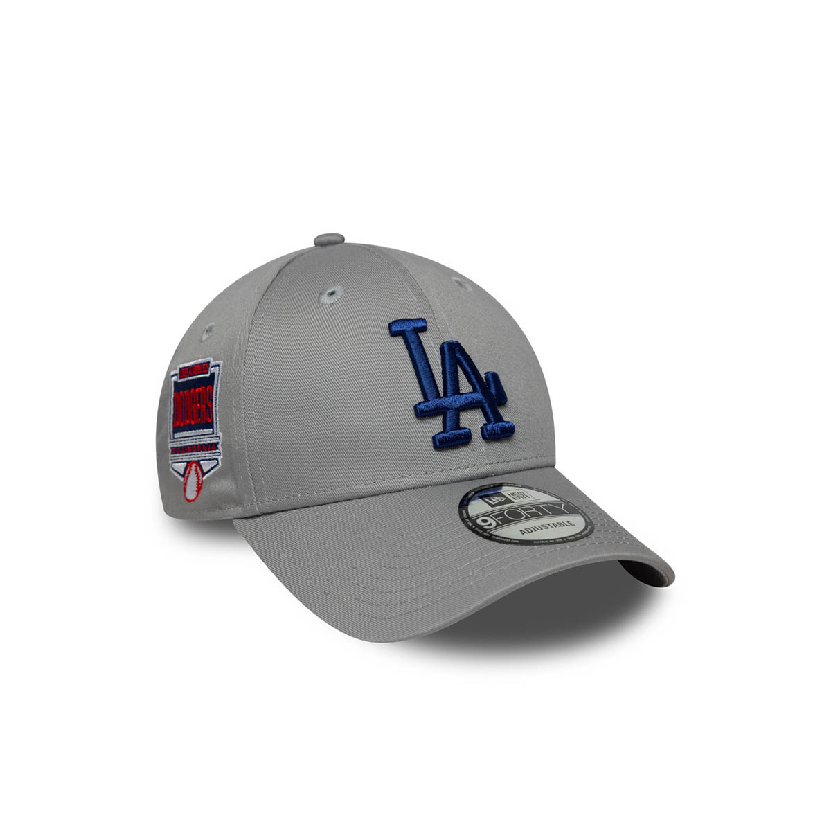 GORRA 9FORTY MLB LOS ANGELES DODGERS MLB SIDE PATCH GREY - 1
