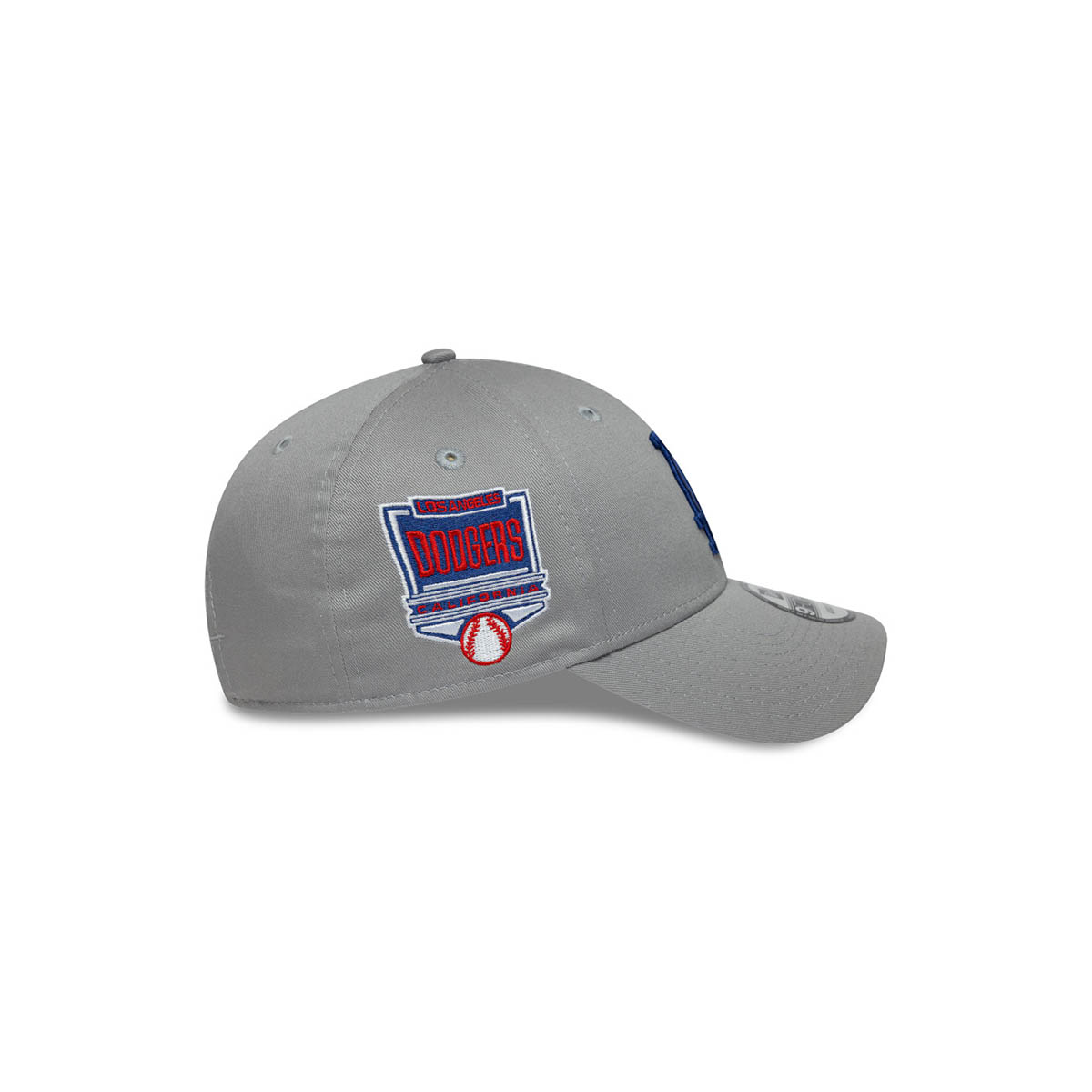 GORRA 9FORTY MLB LOS ANGELES DODGERS MLB SIDE PATCH GREY - 3