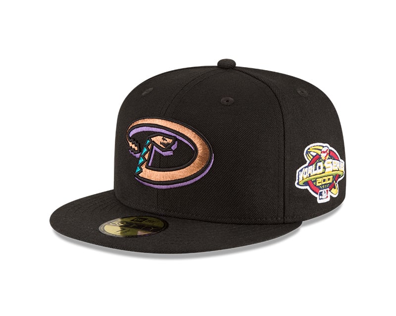 GORRA 59FIFTY MLB ARIZONA DIAMONDBACKS MLB WS WOOL BLACK - 3