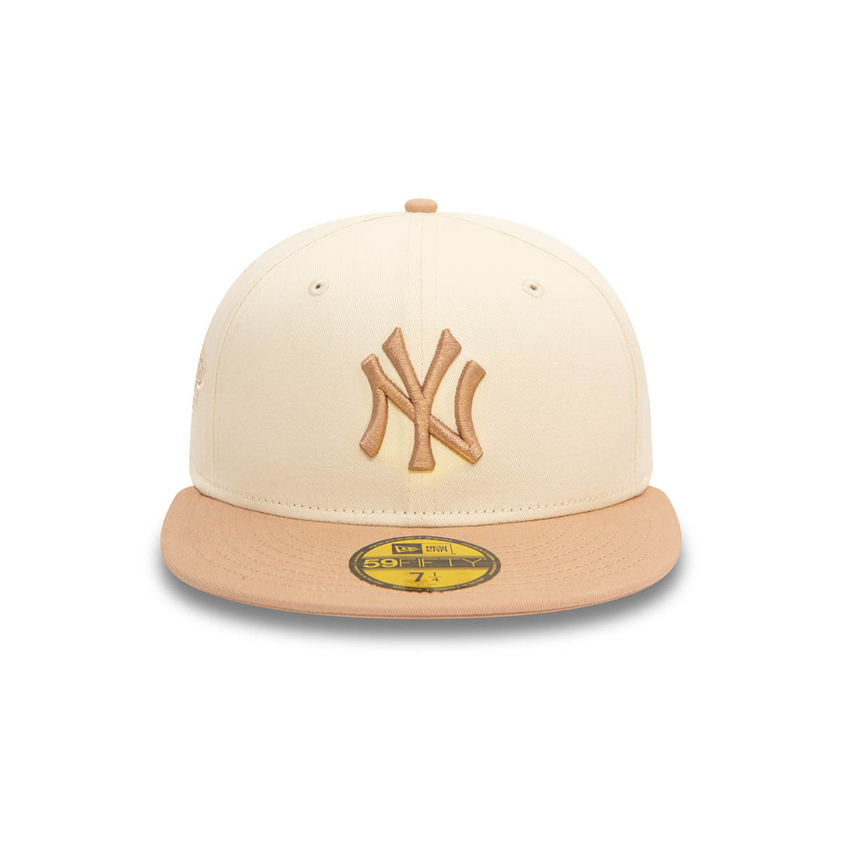 GORRA 59FIFTY MLB NEW YORK YANKEES COLOR BLOCK BEIGE - 3