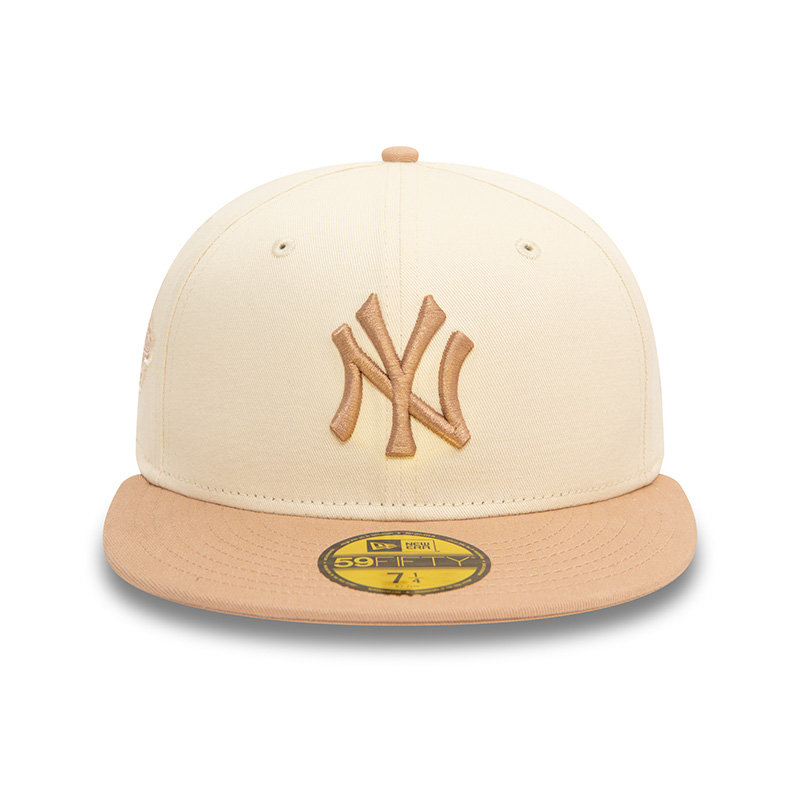 GORRA 59FIFTY MLB NEW YORK YANKEES COLOR BLOCK BEIGE - 8