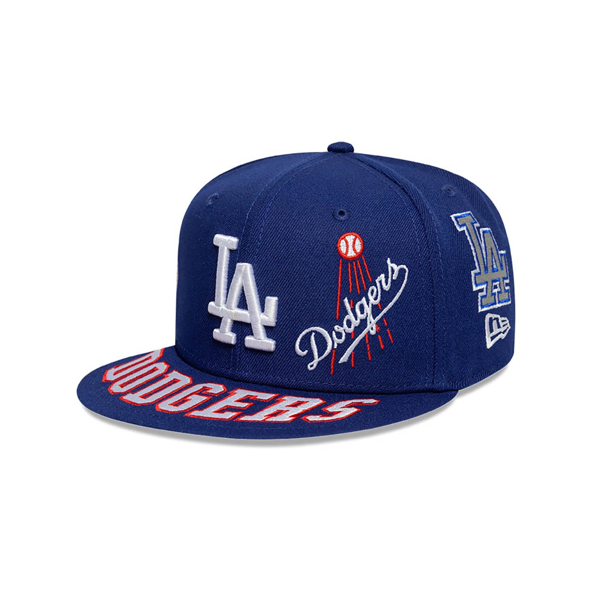 GORRA 59FIFTY MLB LOS ANGELES DODGERS ALL OVER DK BLUE - 1
