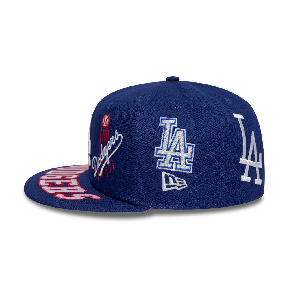 GORRA 59FIFTY MLB LOS ANGELES DODGERS ALL OVER DK BLUE - 4