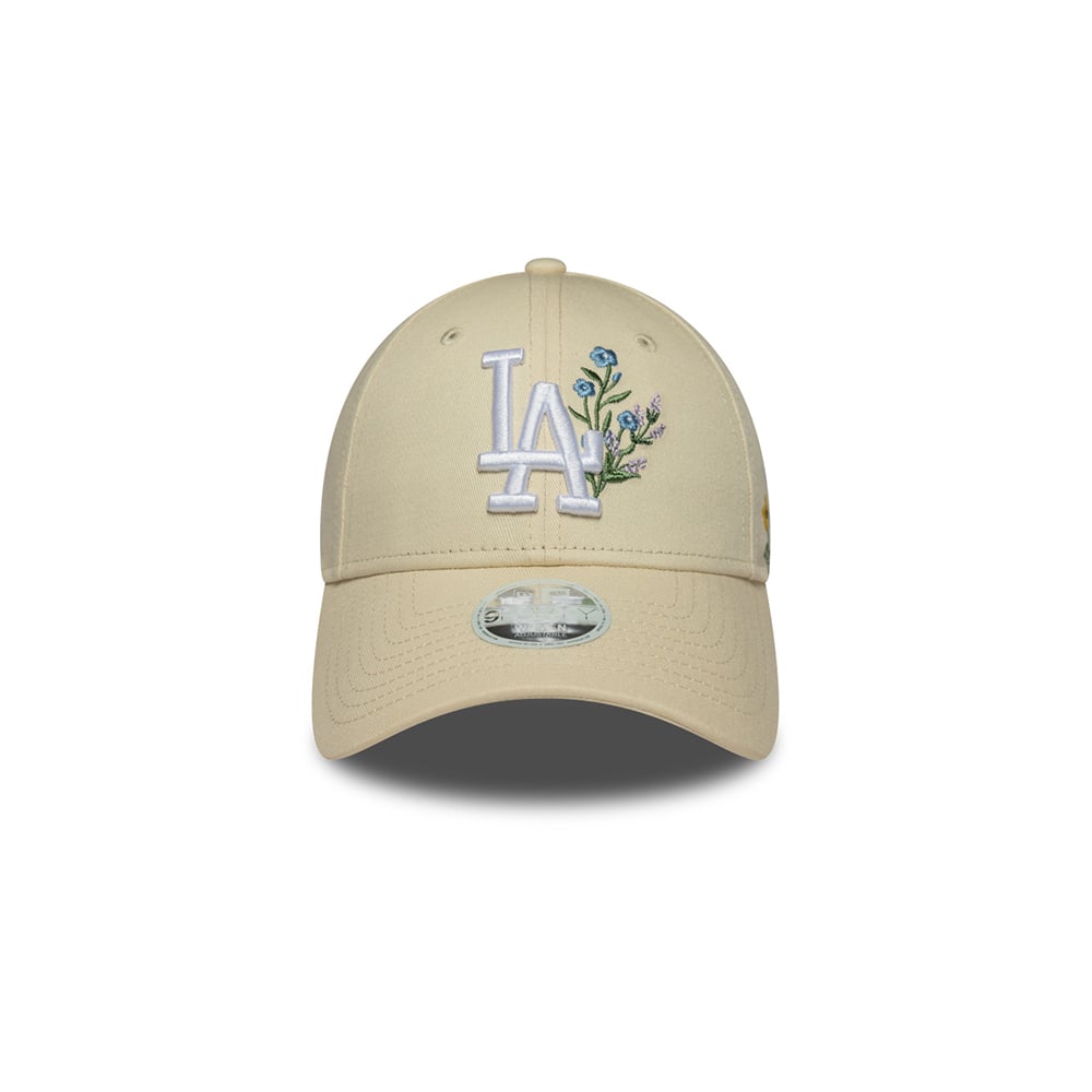 GORRA 9FORTY MLB LOS ANGELES DODGERS FLORAL LIGHT BEIGE - 2