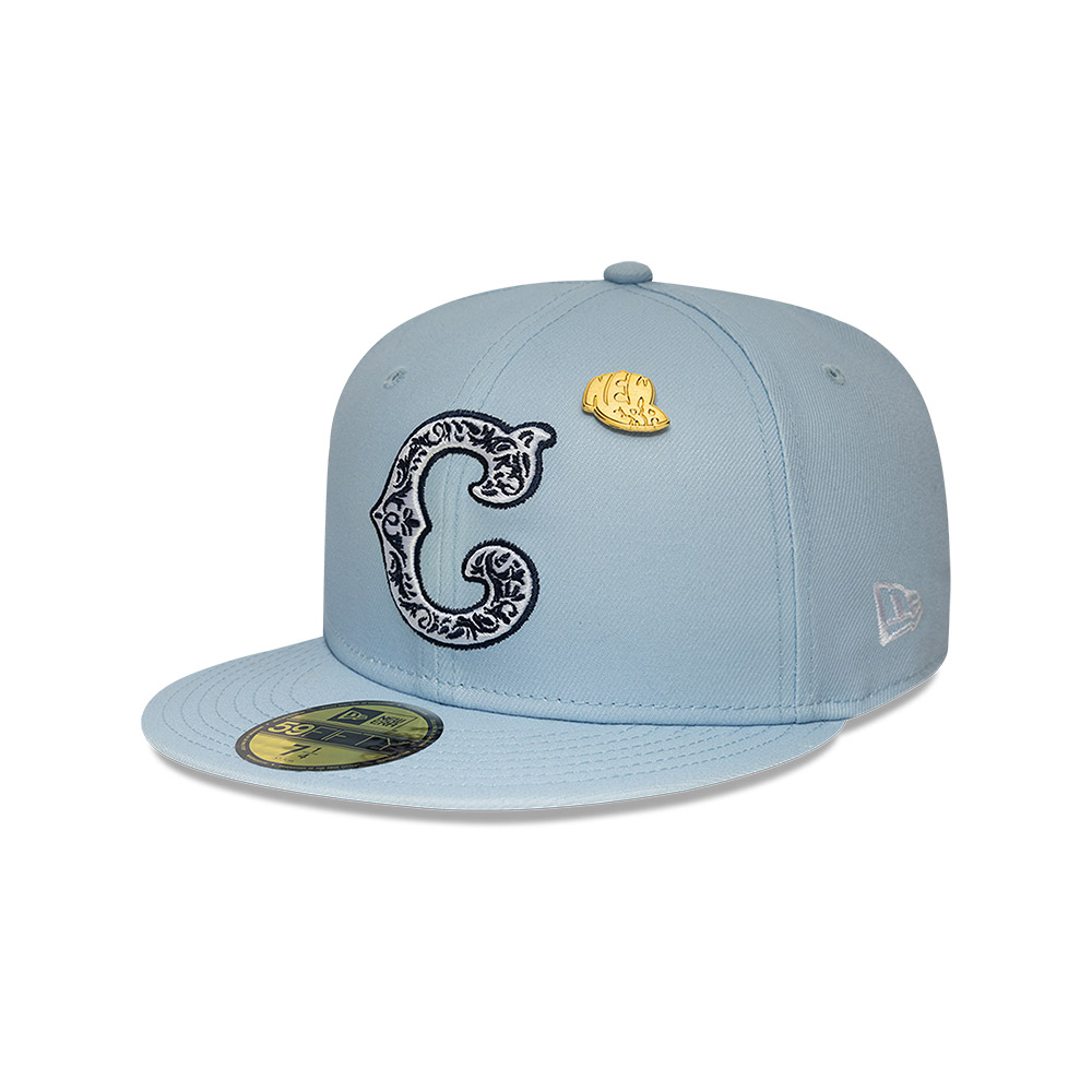 GORRA 59FIFTY MLB  CHICAGO CUBS COOPS SEASONAL PASTEL AZUL - 1