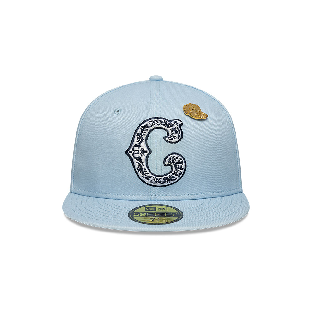 GORRA 59FIFTY MLB  CHICAGO CUBS COOPS SEASONAL PASTEL AZUL - 3