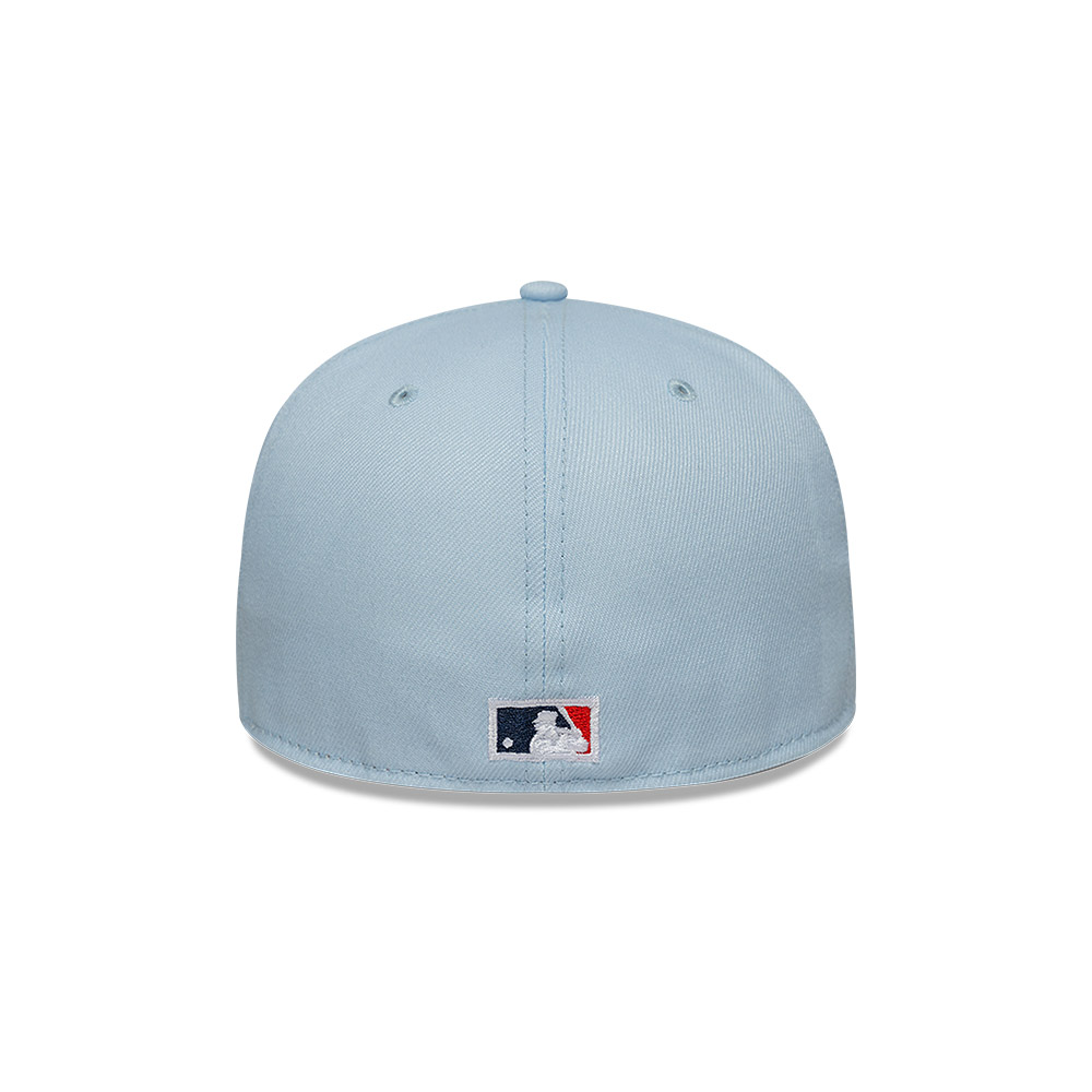 GORRA 59FIFTY MLB  CHICAGO CUBS COOPS SEASONAL PASTEL AZUL - 4