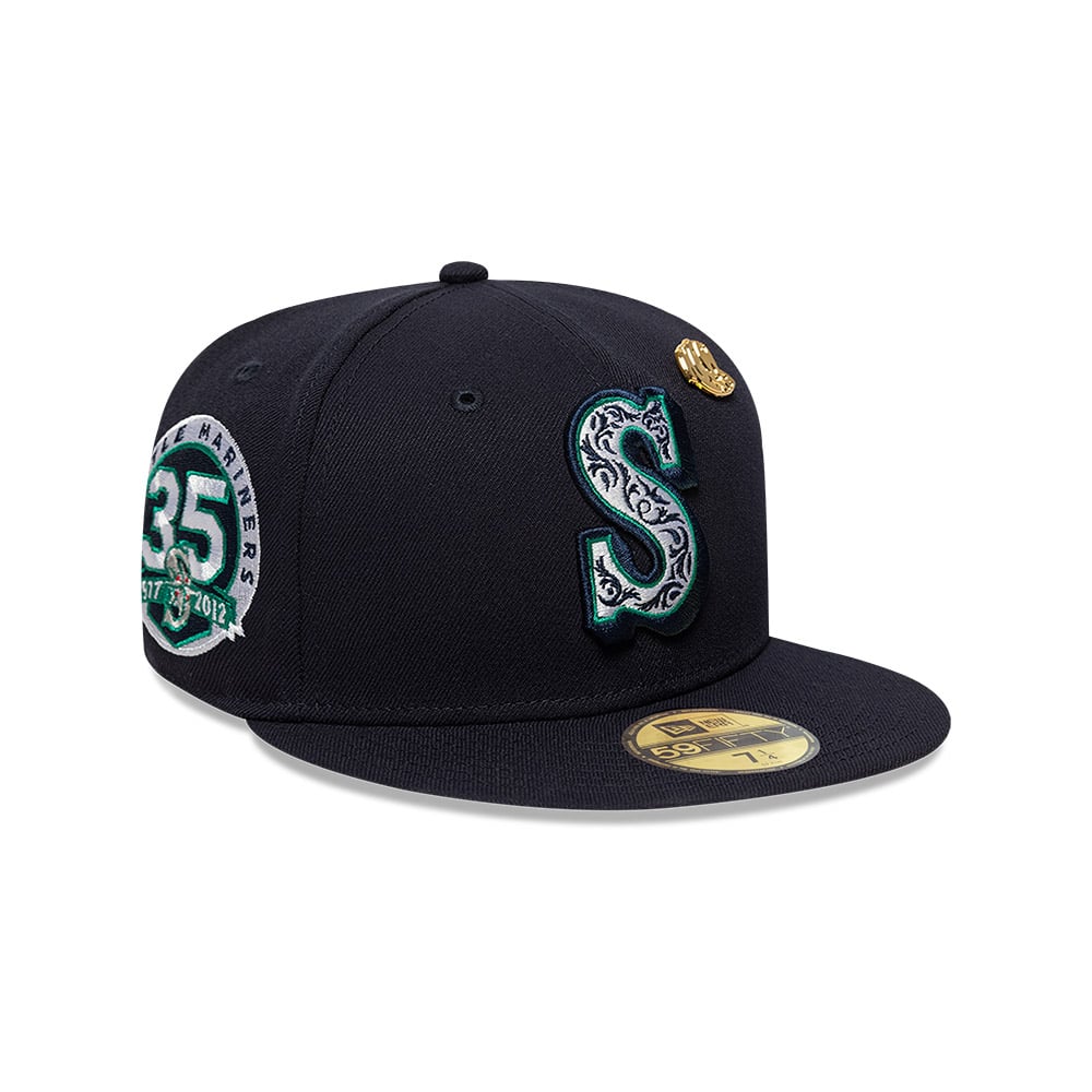 GORRA 59FIFTY MLB SEATTLE MARINERS COOPS SEASONAL NAVY - 2