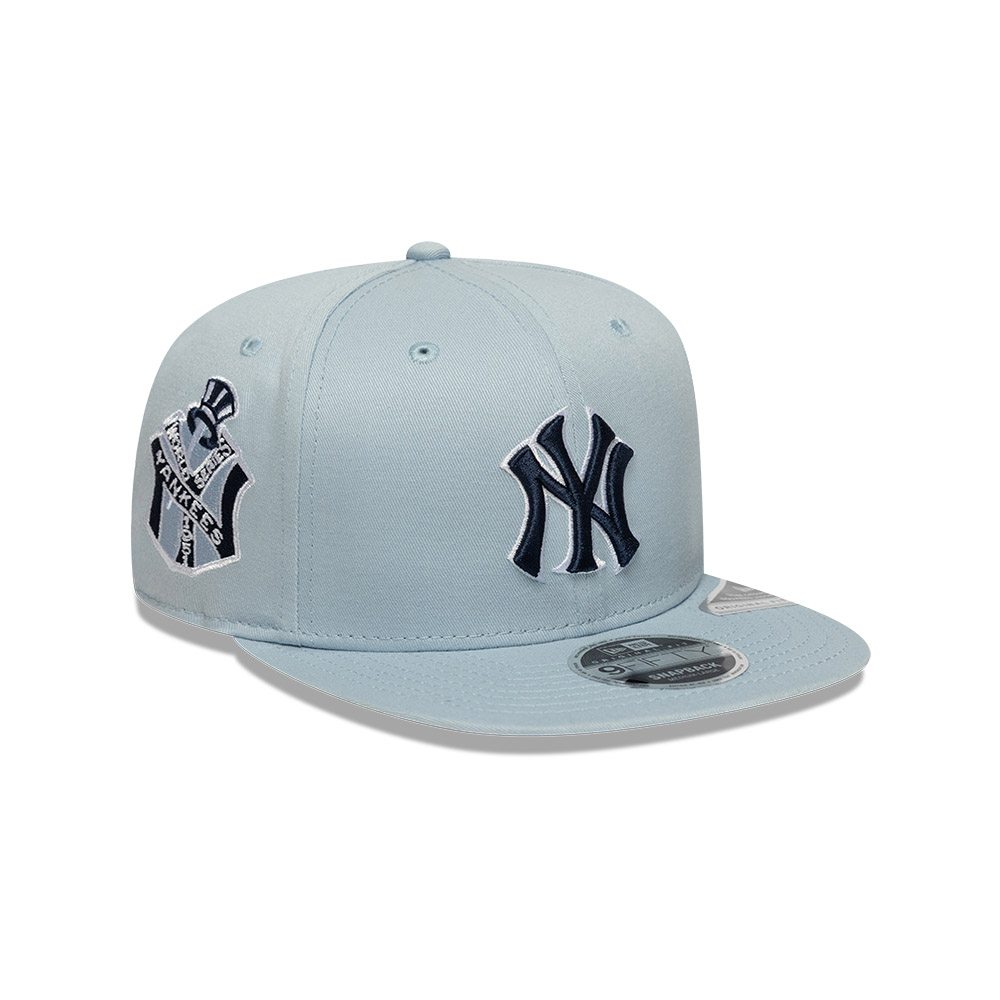 GORRA 9FIFTY MLB NEW YORK YANKEES WS PATCH PASTEL BLUE - 1