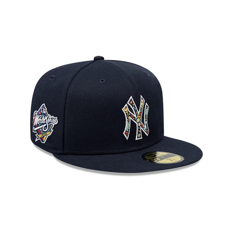 GORRA 59FIFTY MLB  NEW YORK YANKEES FLORAL INFILLED NAVY - 2