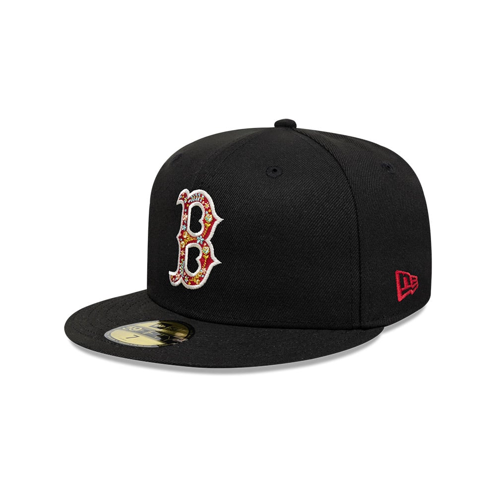 GORRA 59FIFTY MLB  BOSTON RED SOX FLORAL INFILLED BLACK - 1