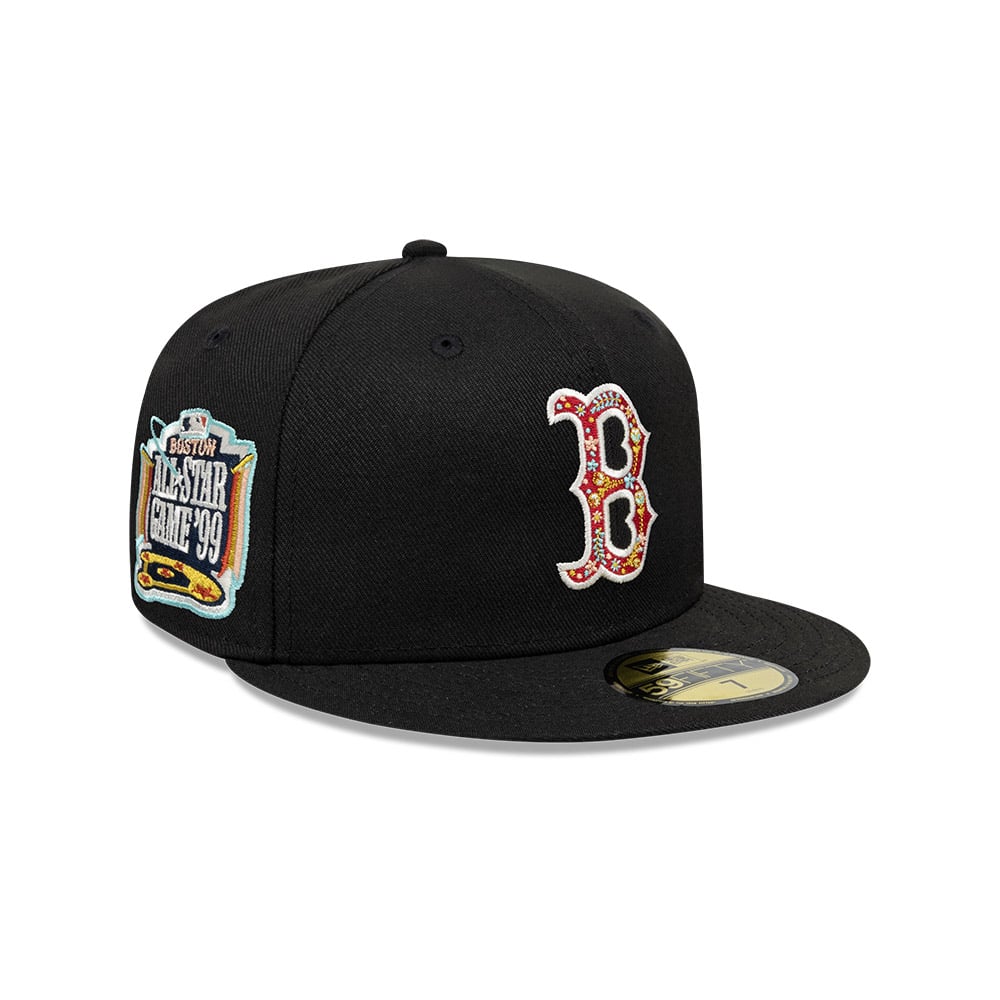 GORRA 59FIFTY MLB  BOSTON RED SOX FLORAL INFILLED BLACK - 2