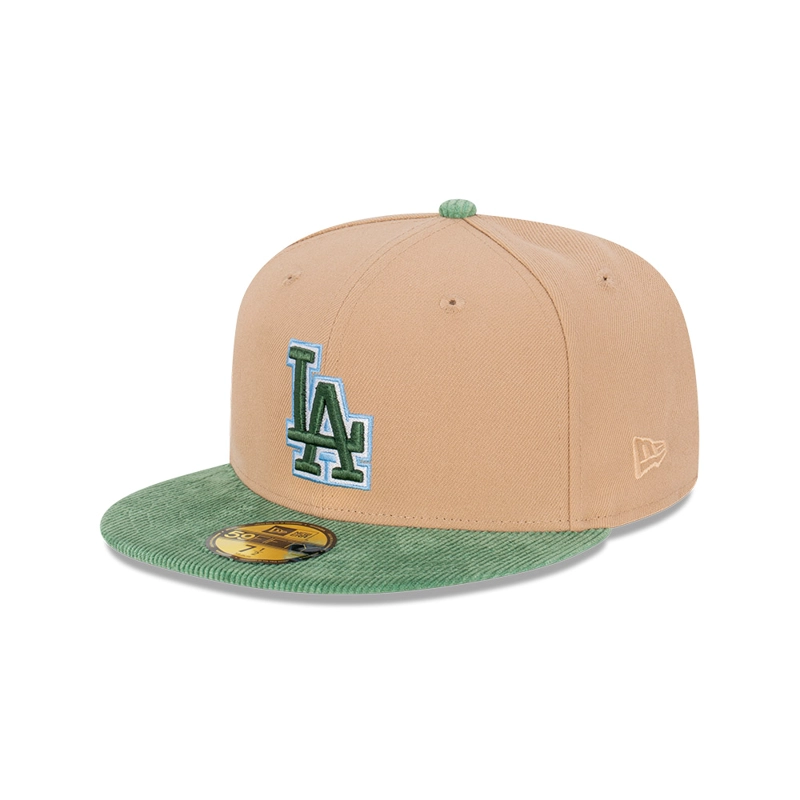 GORRA 59FIFTY MLB  LOS ANGELES DODGERS OASIS LIGHT BEIGE - 1