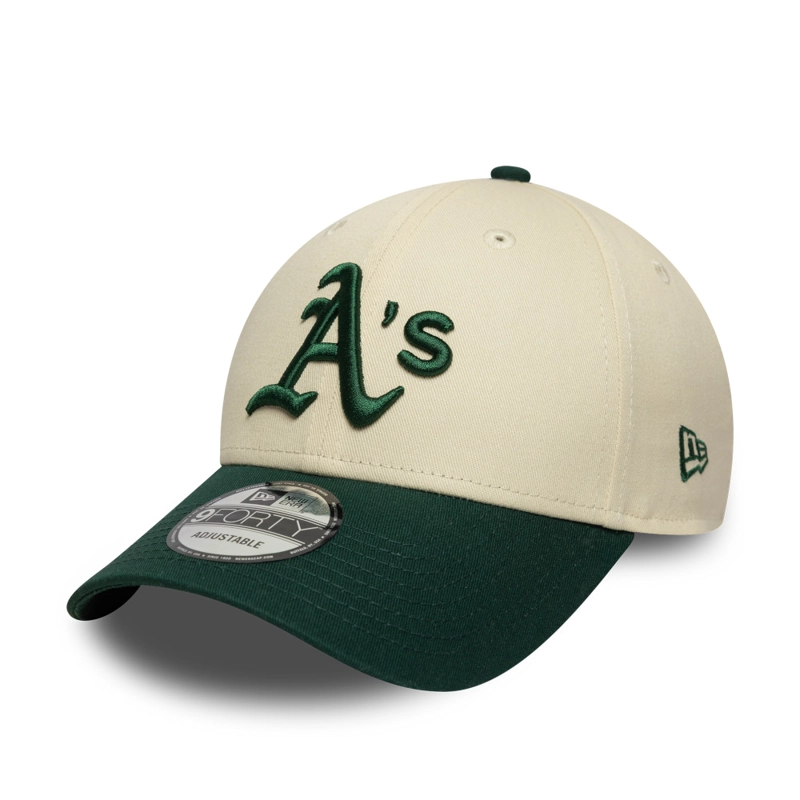 GORRA 9FORTY MLB  OAKLAND ATHLETICS COLOUR BLOCK LIGHT BEIGE - 1
