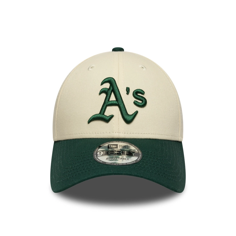 GORRA 9FORTY MLB  OAKLAND ATHLETICS COLOUR BLOCK LIGHT BEIGE - 2