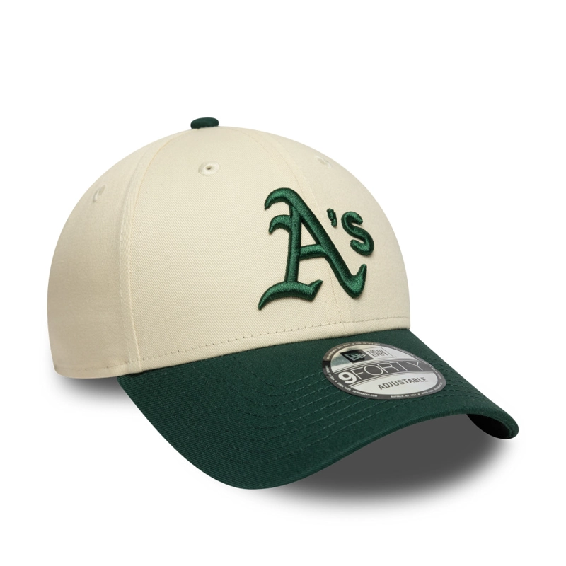 GORRA 9FORTY MLB  OAKLAND ATHLETICS COLOUR BLOCK LIGHT BEIGE - 4