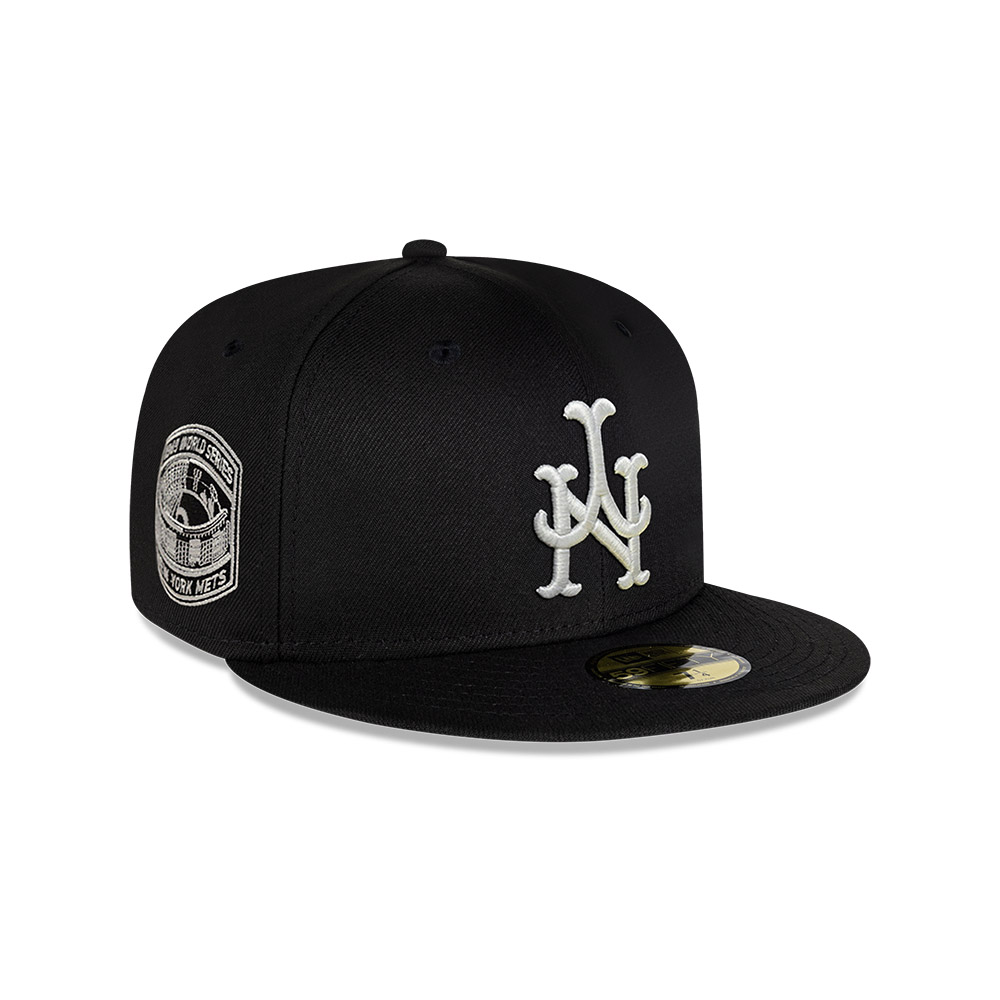GORRA 59FIFTY MLB  NEW YORK METS UPSIDE DOWN BLACK - 1