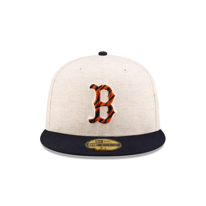 GORRA 59FIFTY MLB BOSTON RED SOX HEMP NATURAL BEIGE - 3