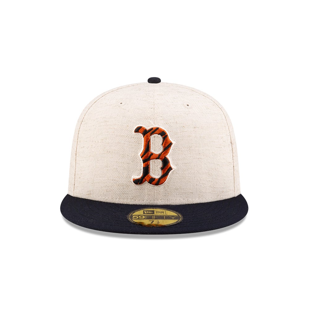 GORRA 59FIFTY MLB BOSTON RED SOX HEMP NATURAL BEIGE - 3