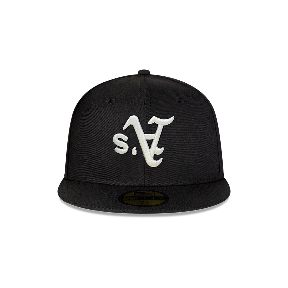 GORRA 59FIFTY MLB  OAKLAND ATHLETICS UPSIDE DOWN BLACK - 2