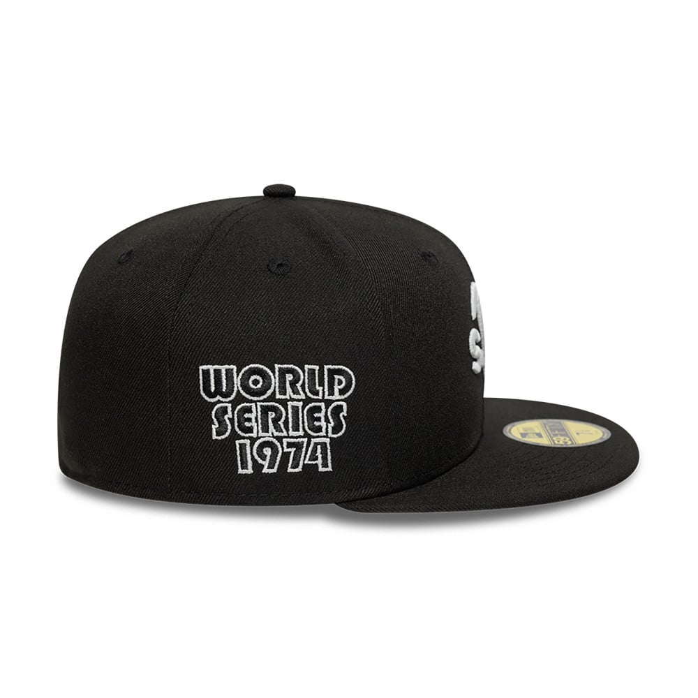 GORRA 59FIFTY MLB  OAKLAND ATHLETICS UPSIDE DOWN BLACK - 3