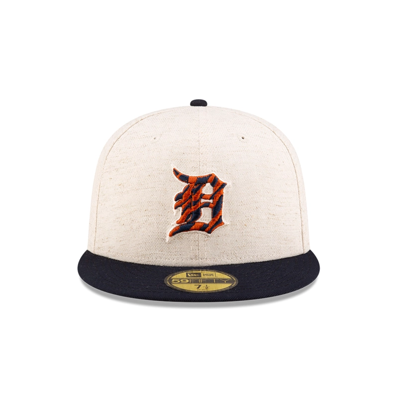 GORRA 59FIFTY MLB DETROIT TIGERS HEMP NATURAL BEIGE - 3