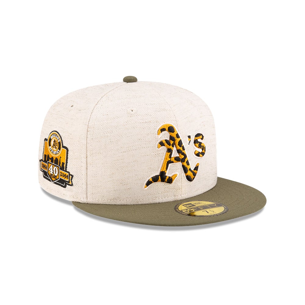 GORRA 59FIFTY MLB OAKLAND ATHLETICS HEMP NATURAL BEIGE - 2