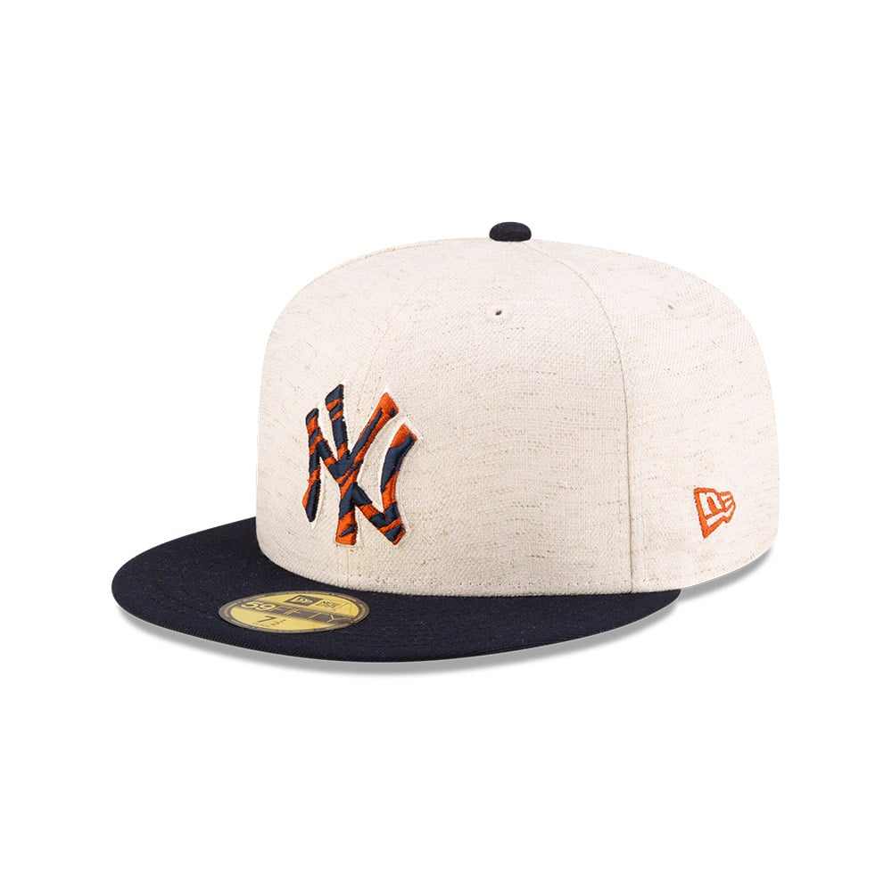 GORRA 59FIFTY MLB NEW YORK YANKEES HEMP NATURAL BEIGE - 1