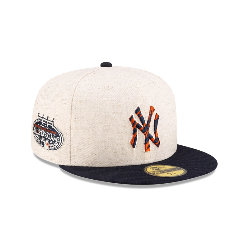 GORRA 59FIFTY MLB NEW YORK YANKEES HEMP NATURAL BEIGE - 2