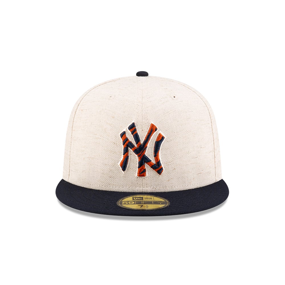 GORRA 59FIFTY MLB NEW YORK YANKEES HEMP NATURAL BEIGE - 3