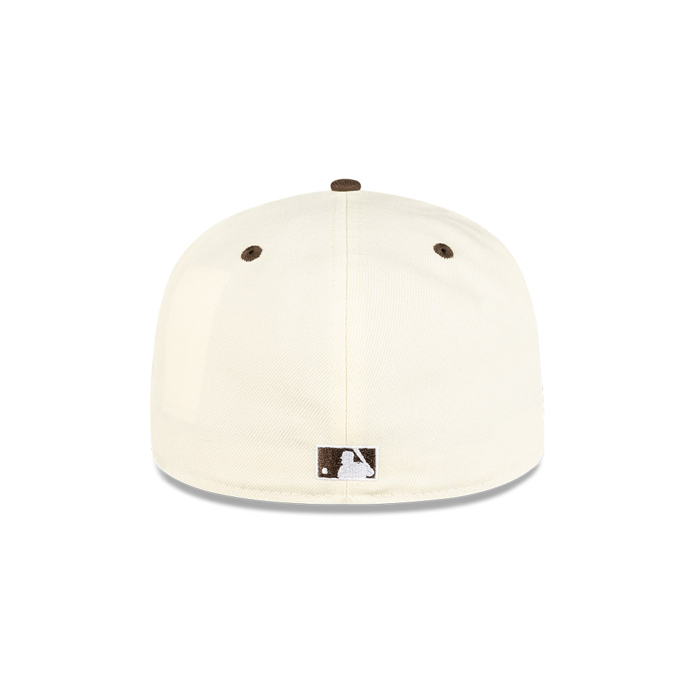 GORRA 59FIFTY MLB  LOS ANGELES DODGERS WOOL VISOR BEIGE - 6