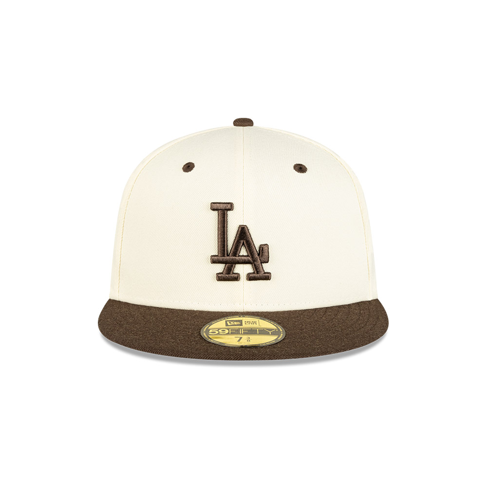 GORRA 59FIFTY MLB  LOS ANGELES DODGERS WOOL VISOR BEIGE - 7