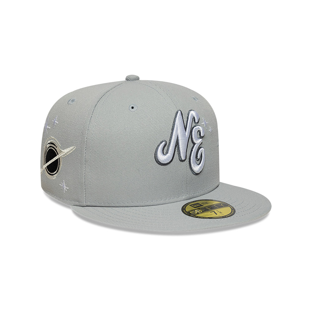 GORRA 59FIFTY NEW ERA BRANDED PLANET ICON GREY - 2