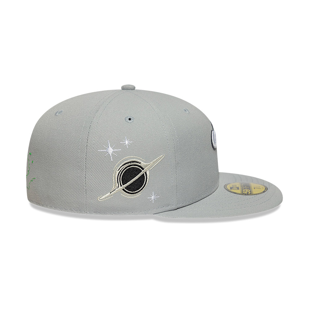 GORRA 59FIFTY NEW ERA BRANDED PLANET ICON GREY - 4