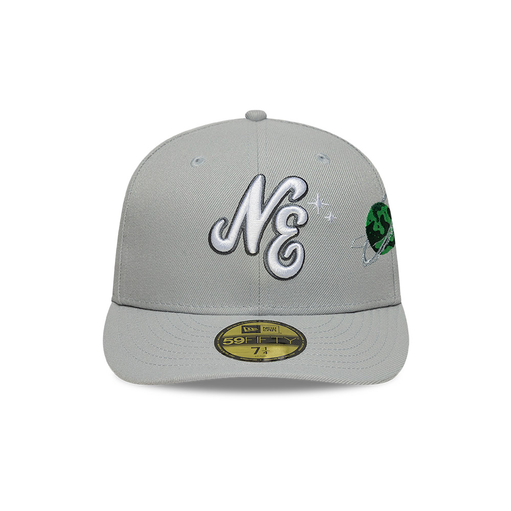 GORRA 59FIFTY NEW ERA BRANDED PLANET ICON GREY - 8