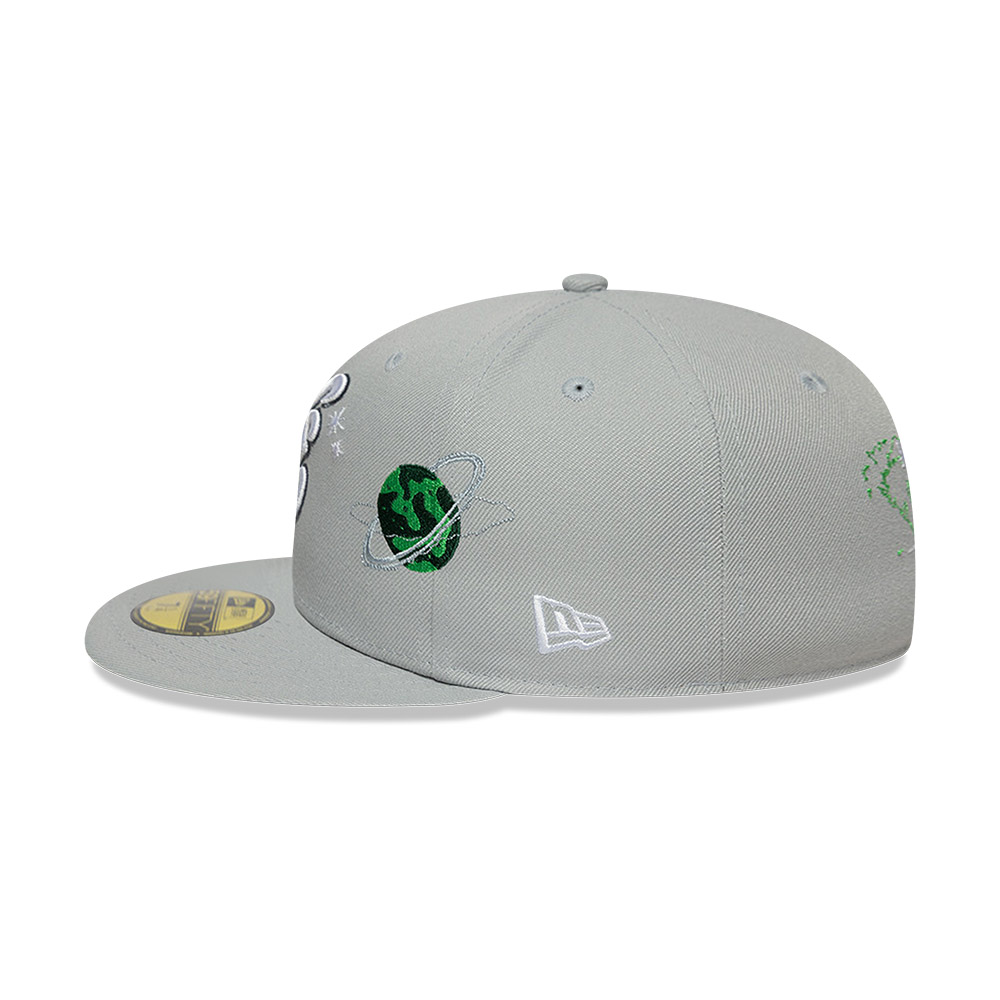 GORRA 59FIFTY NEW ERA BRANDED PLANET ICON GREY - 9
