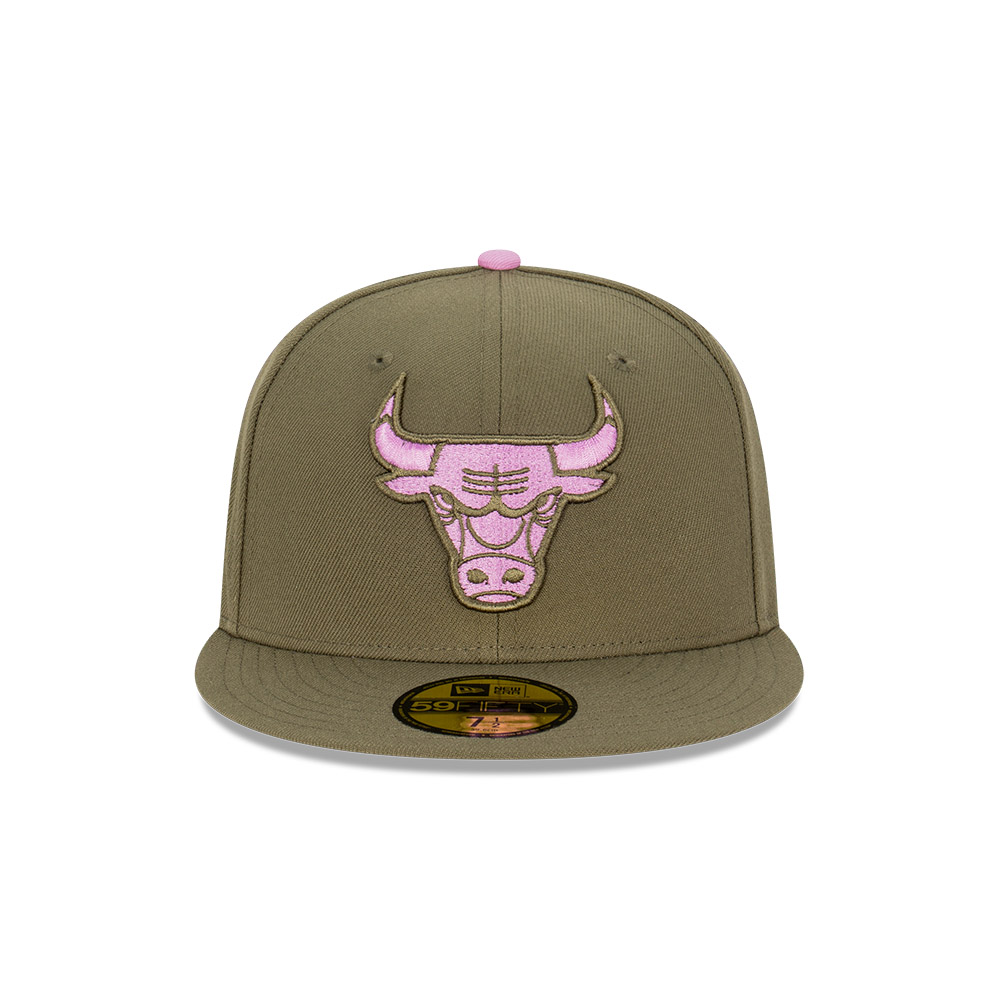 GORRA 59FIFTY NBA CHICAGO BULLS LAVANDER FIELDS GREEN MED - 3