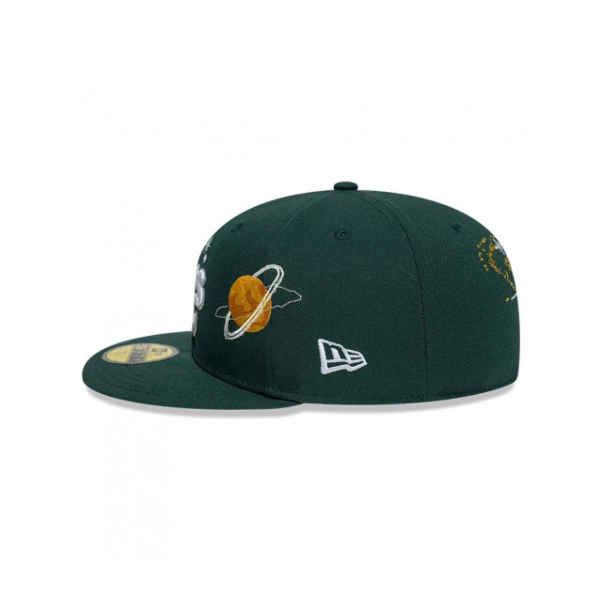 GORRA 59FIFTY MLB OAKLAND ATHLETICS PLANET ICON VERDE - 4