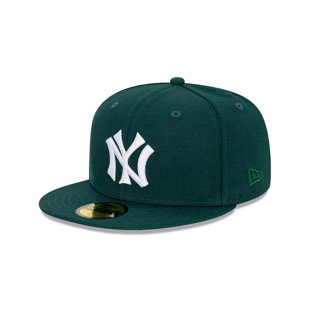 GORRA 59FIFTY MLB NEW YORK YANKEES REGAL GREENS VERDE OSCURO - 1
